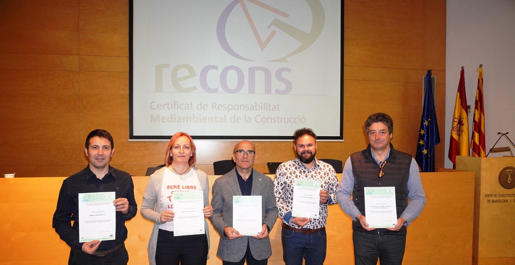 Entrega certificats RECONS